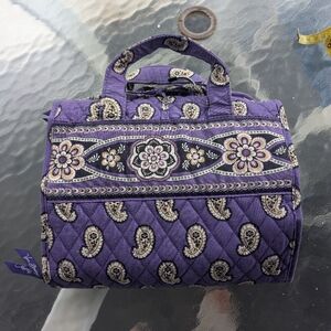 Vera Bradley Hanging Travel Organizer Purple Paisley